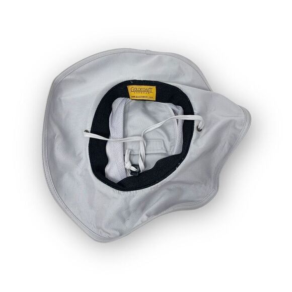 Goldcoast Sunwear Hat Light Gray Drawstring Outdoor Sun Hat Cap OSFM Used - Picture 3 of 11